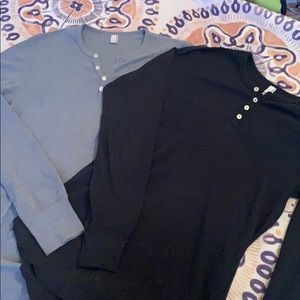 Navy and Grey Henley Bundle